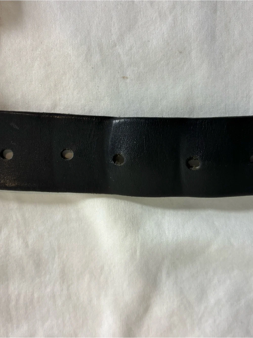 Dockers black leather belt Sz 40 unisex genuine leather buckle with logo